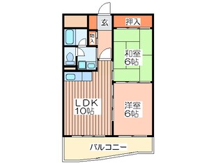 アーカス野江マンションの物件間取画像